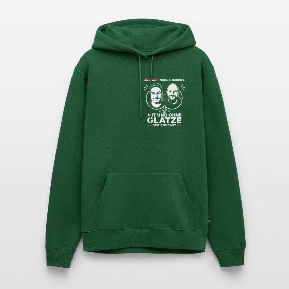 Mit & Ohne Glatze – Podcast Hoodie 🎙️ - bottle green