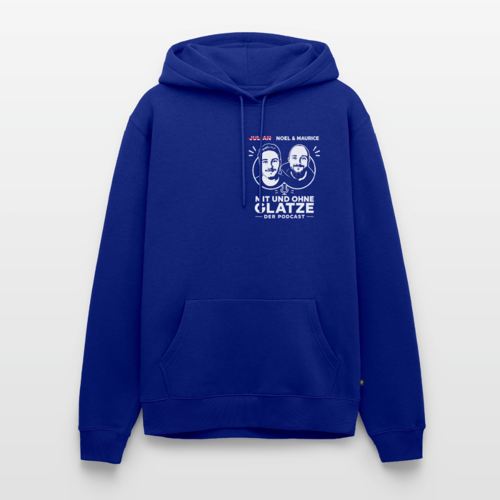 Mit & Ohne Glatze – Podcast Hoodie 🎙️ - royal blue