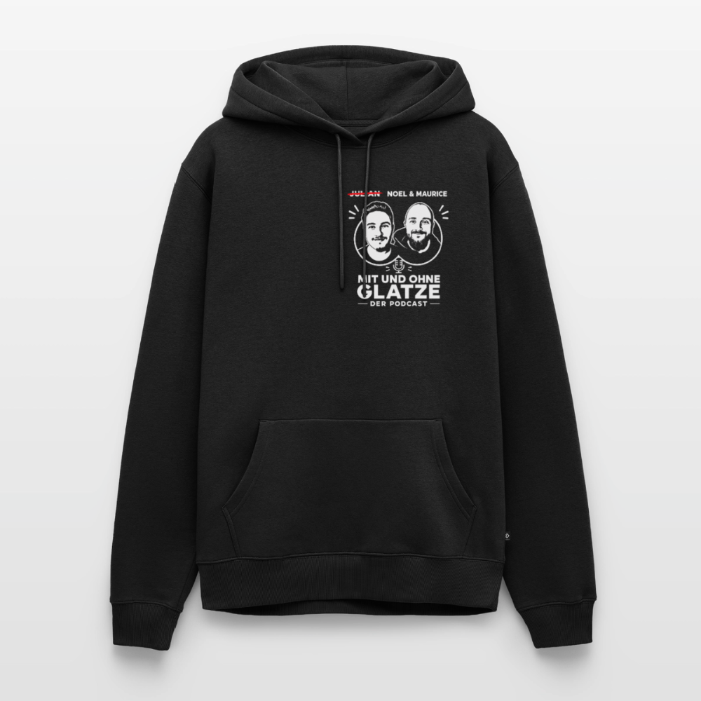 Mit & Ohne Glatze – Podcast Hoodie 🎙️ - black